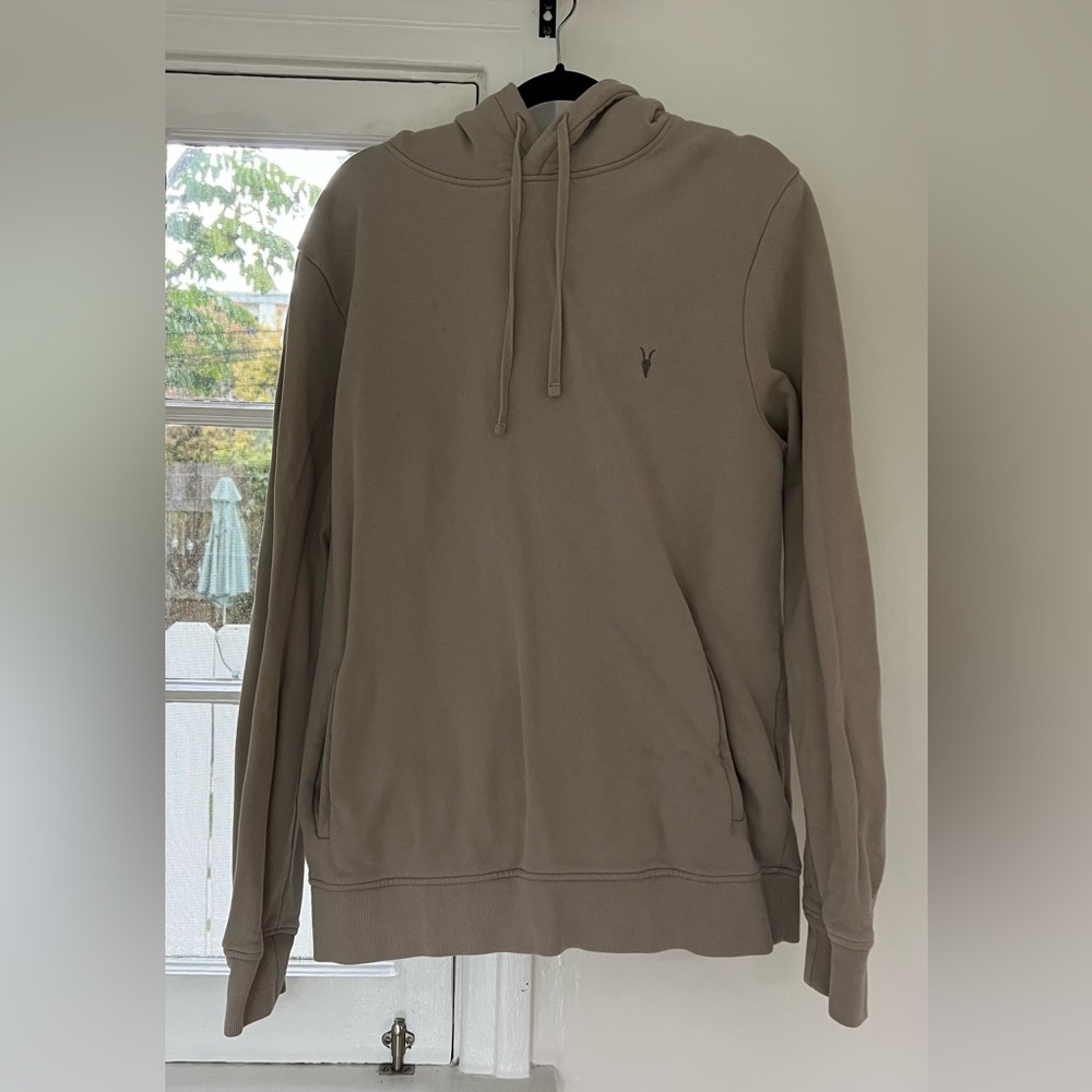 Men’s Allsaints Pullover Hoodie (Tan)
